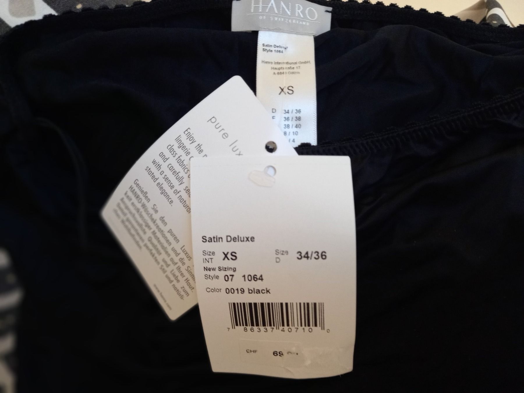 Hanro Sonstige Unterwäsche: Unterrock Satin Deluxe Hanro neu VP 69.90 Gr. 34/36 – Neu und originalverpackt aus Basel von Ameisenvolk 2