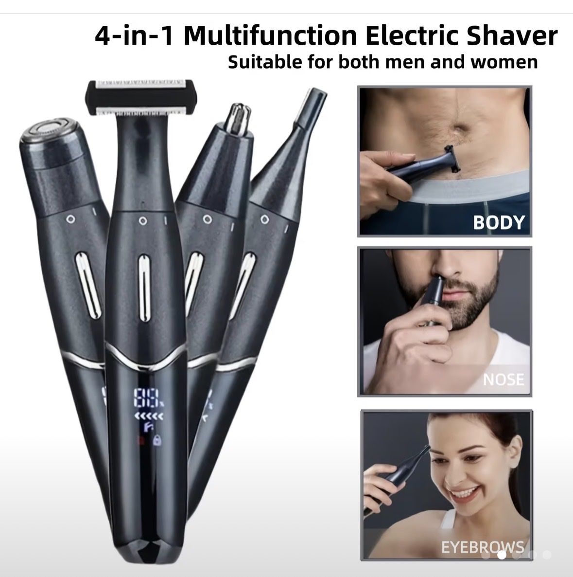 Rasoi & Lamette da barba: 4-in-1 Elektrischer Rasierer – Nuovo e nell'imballaggio originale da Kloten venduto da digi-Galaxy