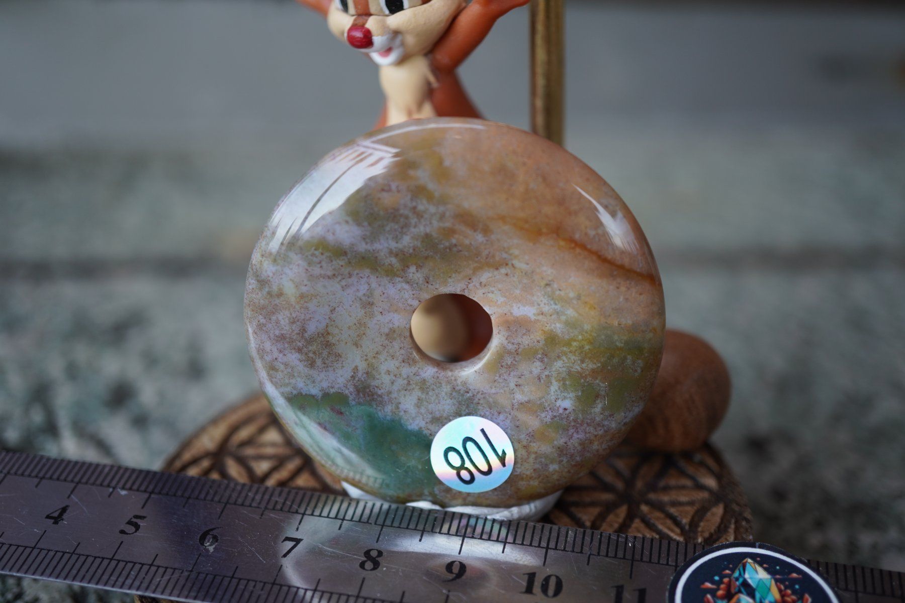Minerali & Pietre curative: Jaspis   Pi Scheibe  ca 50mm   ab  1.-     Räumung – Nuovo e nell'imballaggio originale da Eschenbach SG venduto da topstone 3