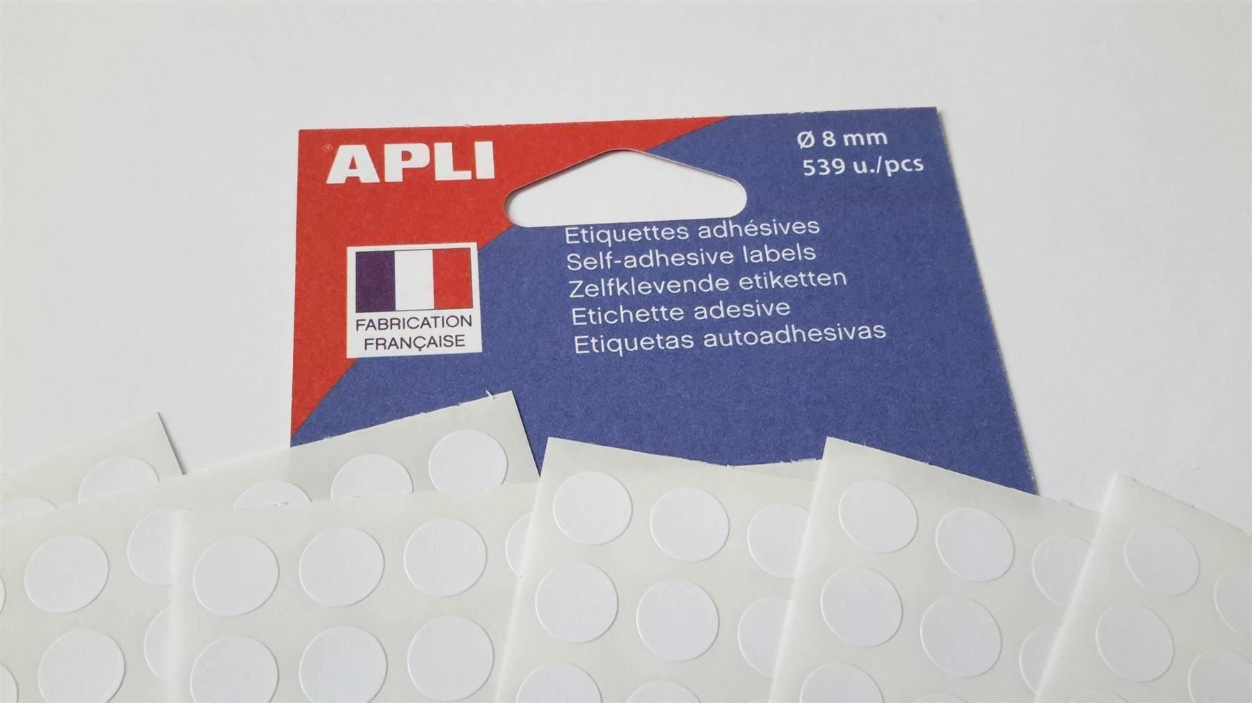 Sticker: Markierungspunkte, weiss, 8mm, 539 Stück – Nuovo e nell'imballaggio originale da St. Gallen venduto da cointec 5