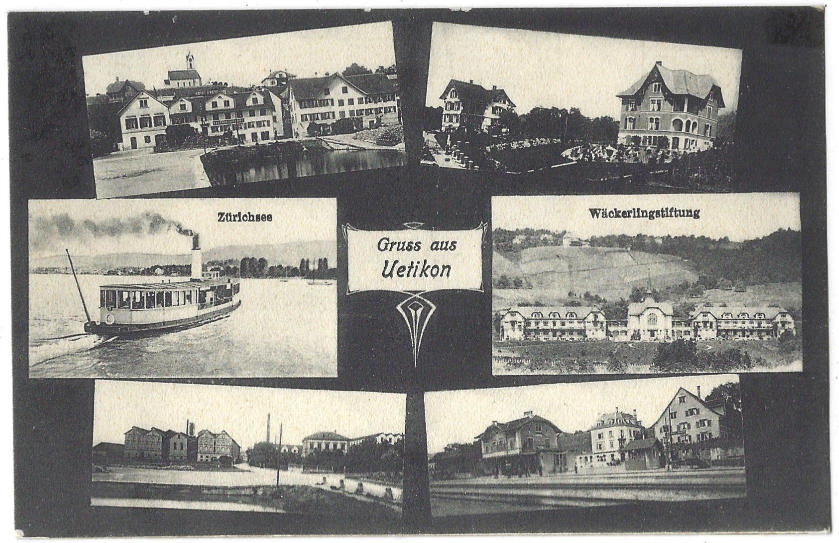 Cartoline postali: Gruss  aus   U e t i k o n – Usato da Bütschwil venduto da Jackson1A