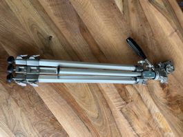 Vintage Fotostativ Aluminium 3-Wege-Kopf defekt