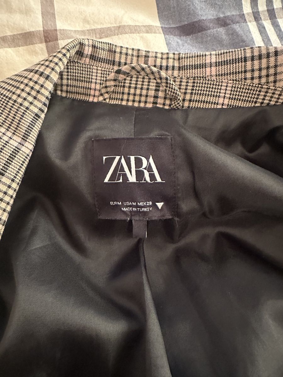 Zara Completi & Tailleur: Zara Blazer Oversized Karo Muster Herbst Trendy – Nuovo (secondo la descrizione) da Buchrain venduto da Babyblau777 2