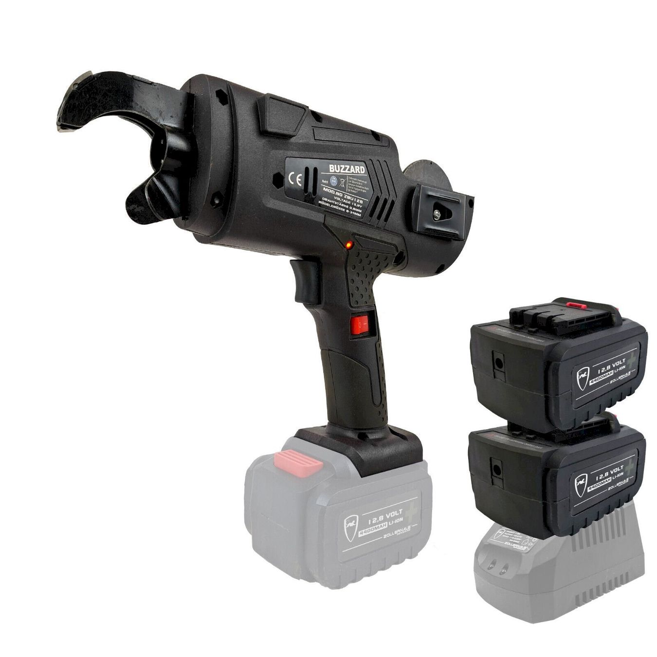 Bindegeräte: Buzzard ZBU128 + 10x Drahtmagazin – Neu und originalverpackt aus Bottighofen von zaap