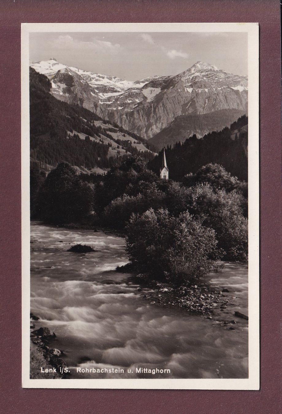 Cartes postales: LENK - Rohrbachstein - Mittaghorn - 1940 – D'occasion à Pully par nicecards