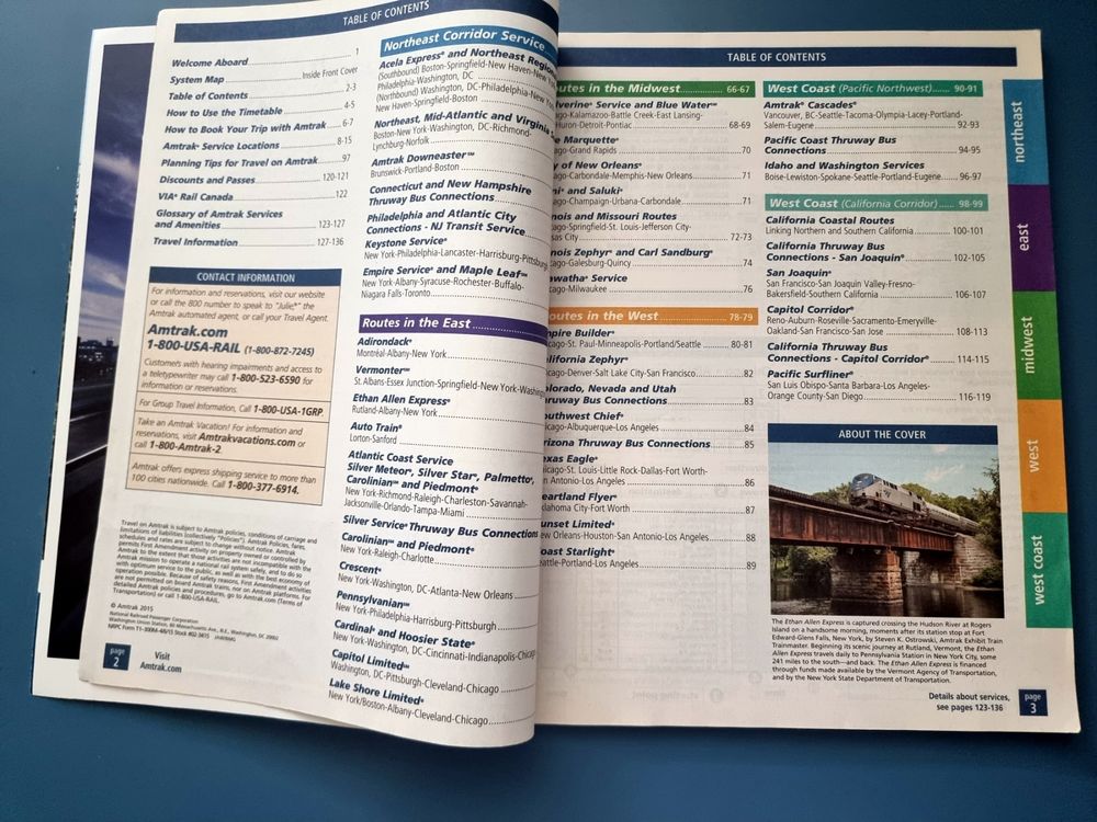 Amtrak system timetable kaufen auf ricardo