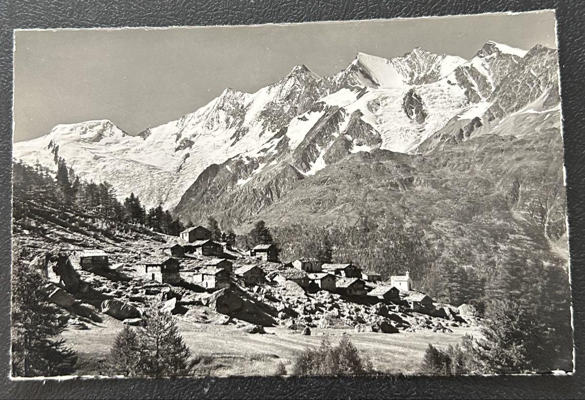 Ansichtskarten: AK Triftalp ob Saas Grund  – Gebraucht aus Horw von Tellbub