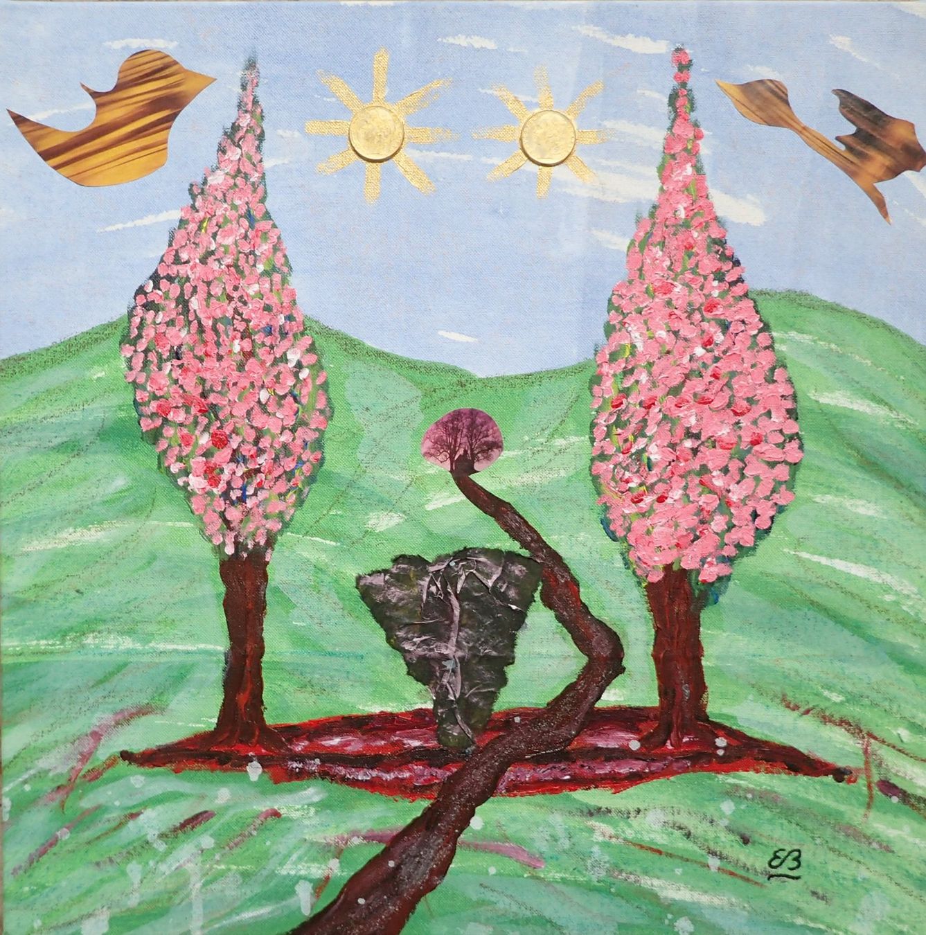 Tableaux: Gemälde: The two trees – Neuf (Voir description) à Fribourg par erw_68dx