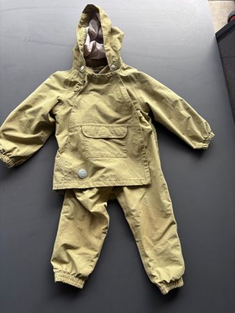 Wheat Regenbekleidungs-Set für Kinder, Größe 104.