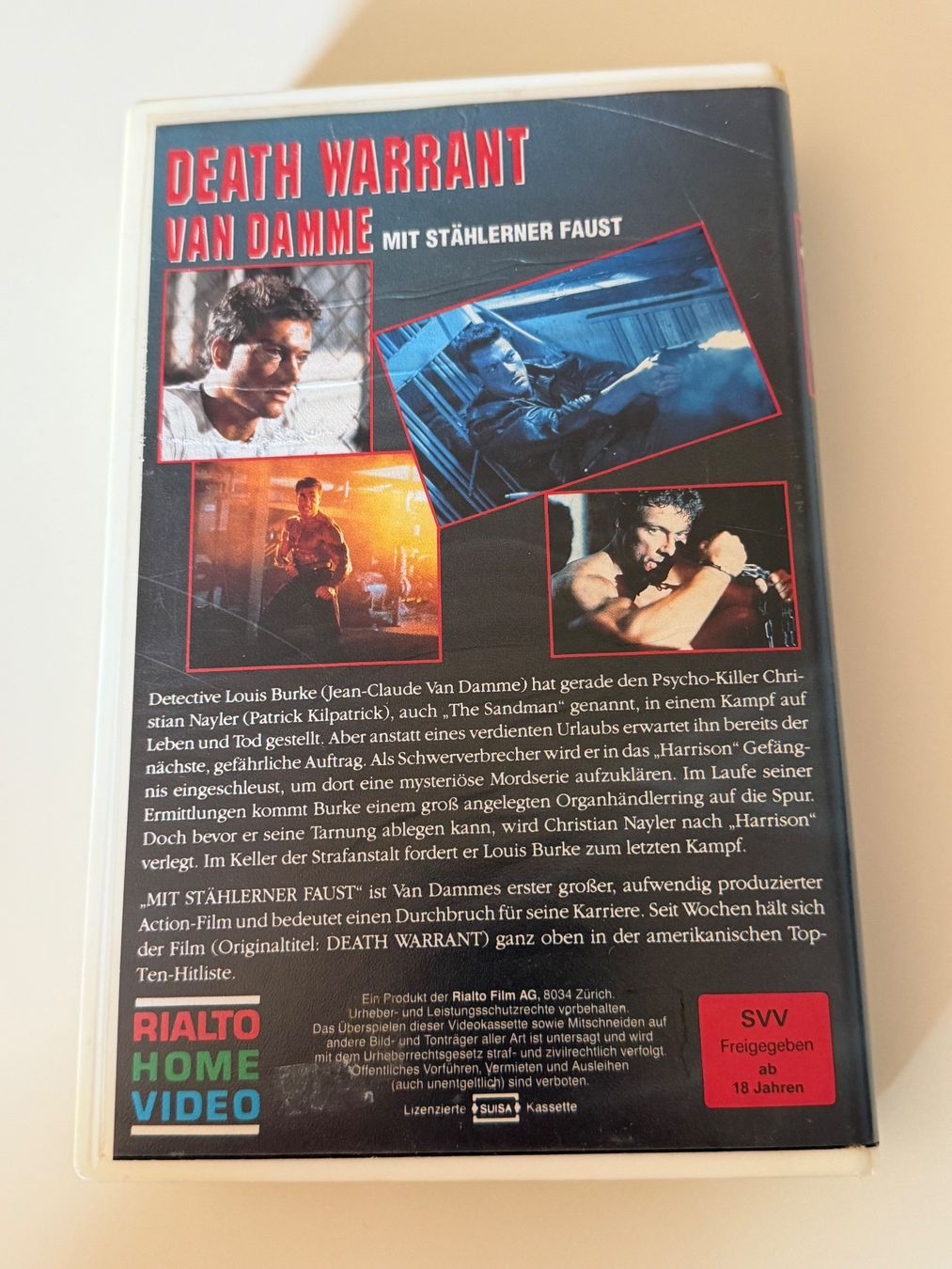 Tutti i DVDs: Death Warrant VHS Van Damme Mit stählerner Faust – Usato da Altstätten SG venduto da sheamus 1
