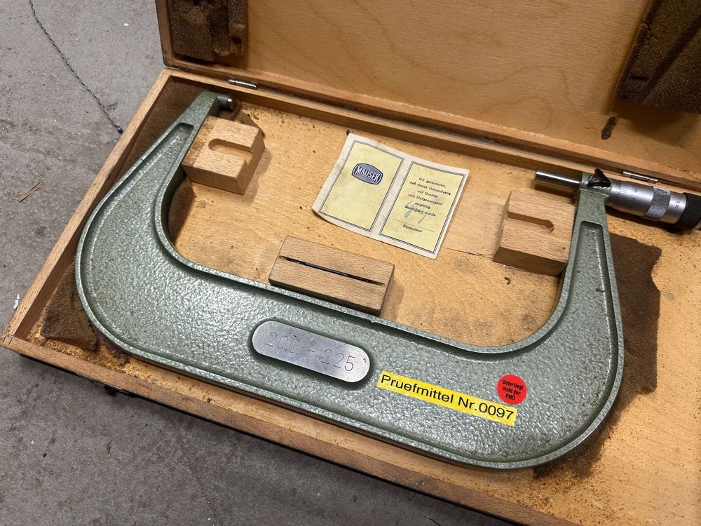Veraltet Mikrometer 6 Buchstabennull