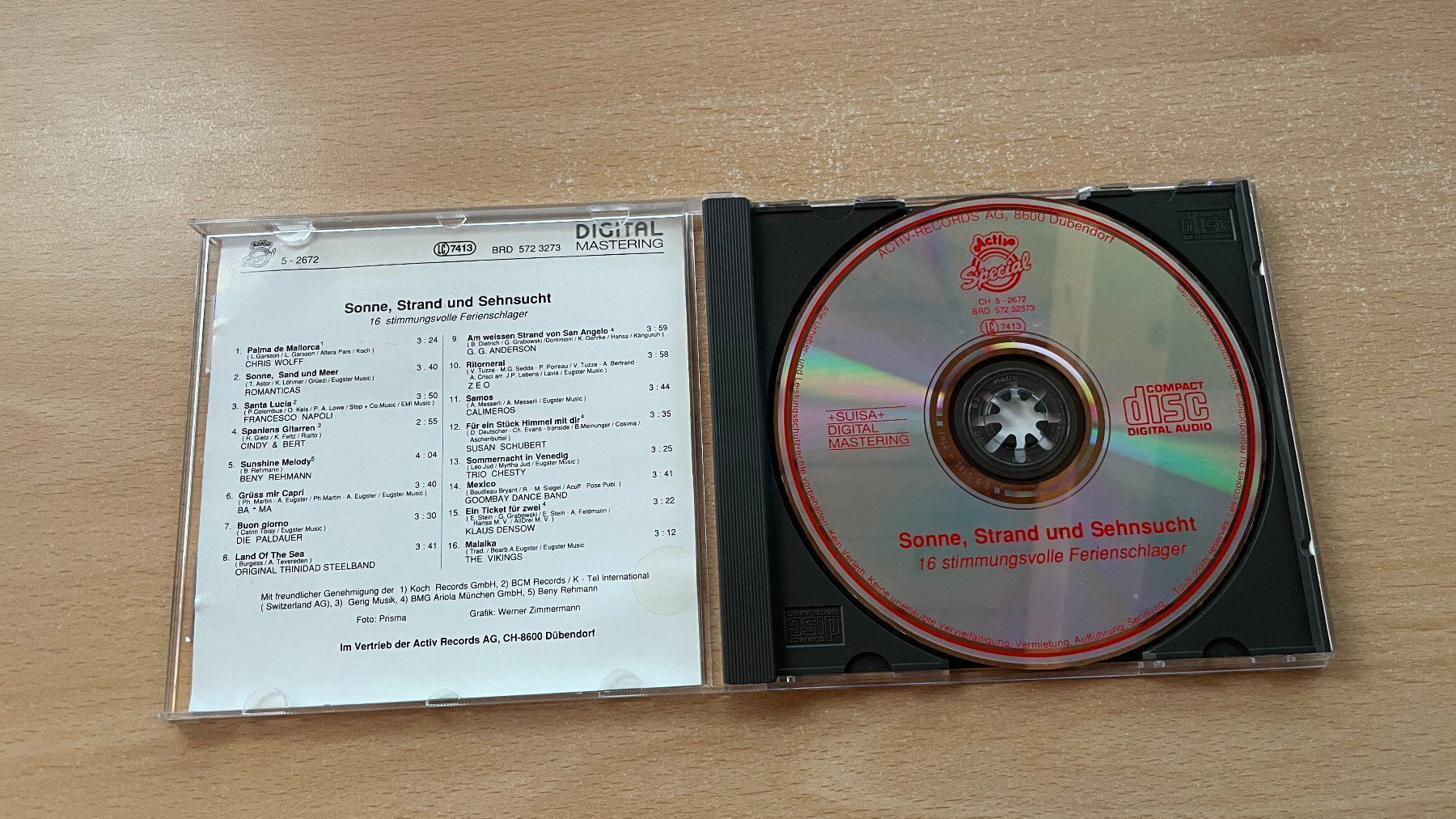 CD: Sonne, Strand und Sehnsucht - ok – Usato da Glattfelden venduto da cybermaxx 2