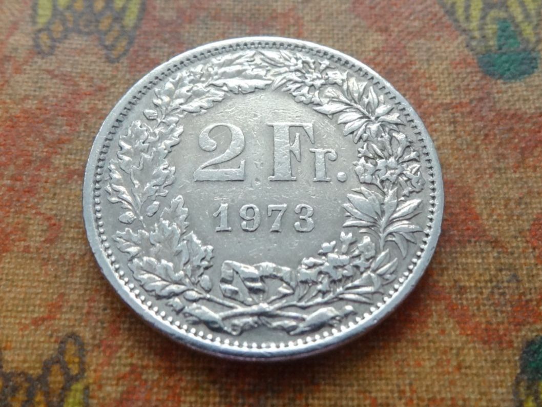 Tutti le monete: 2 Fr. 1973 – Usato da Romanel-sur-Lausanne venduto da Swift13