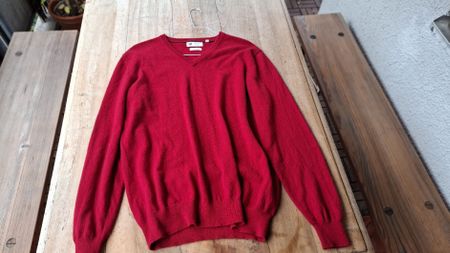Cashmere Pullover Warren & Parker XL rot