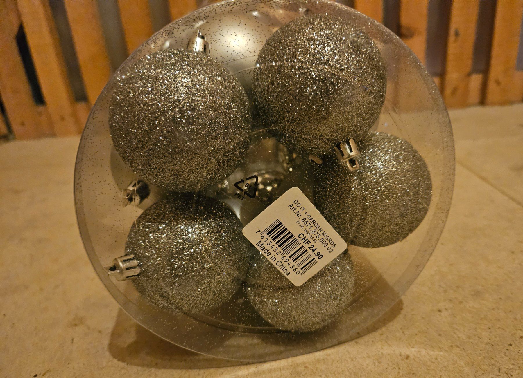 Migros Tutte le decorazioni: Set Christbaumkugeln silber NEU – Nuovo e nell'imballaggio originale da Rickenbach b. Wil venduto da cornetta 2