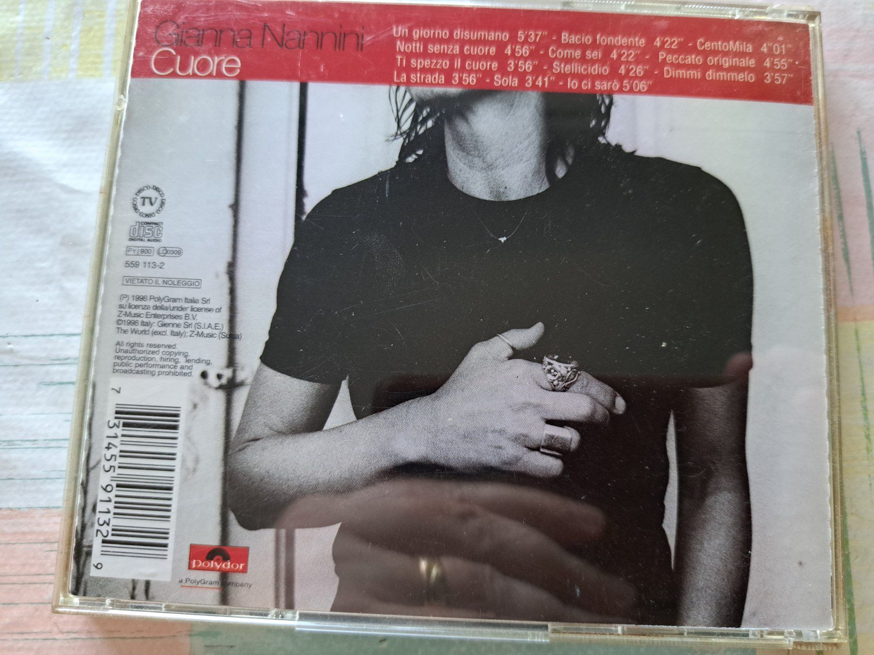 CDs: CD Gianna Nannini - Cuore – D'occasion à Pully par bro_n52j 1