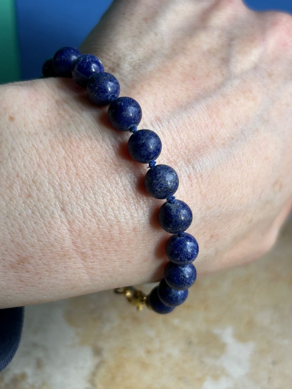 Bracciali & Braccialetti: Armband Lapislazuli (21.3cm) – Usato da Dittingen venduto da Bellevista 2