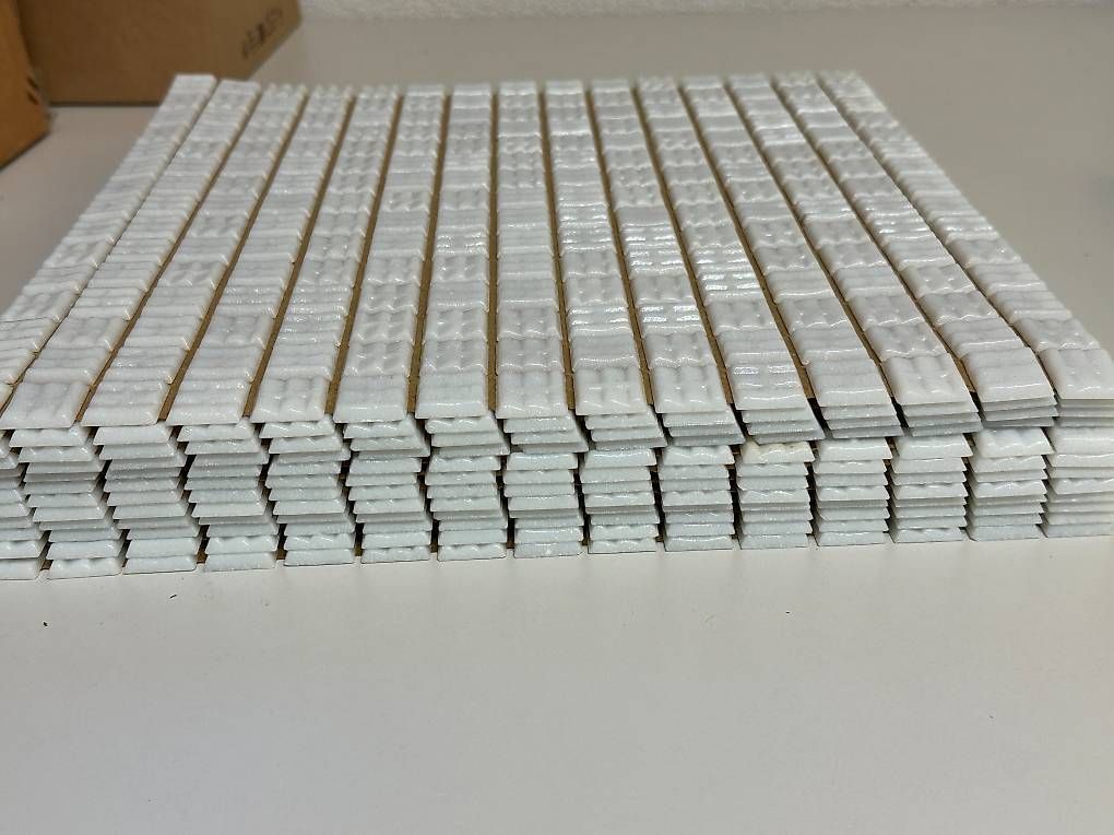 Bicchieri: Mosaiksteine Glas weiss – Nuovo (secondo la descrizione) da Reigoldswil venduto da Aightmaster 2