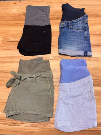 3x Umstands-Shorts Grösse 34 und S