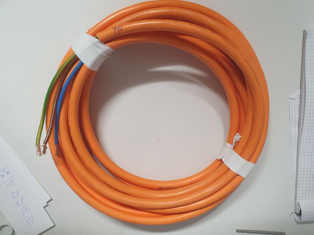 Hilark H07BQ-F Stromkabel 3x2,5 Mm², Blau, 10 Meter – Flexibles, öl- Und Wetterbeständiges Kabel Für Industrie & Werkstatt