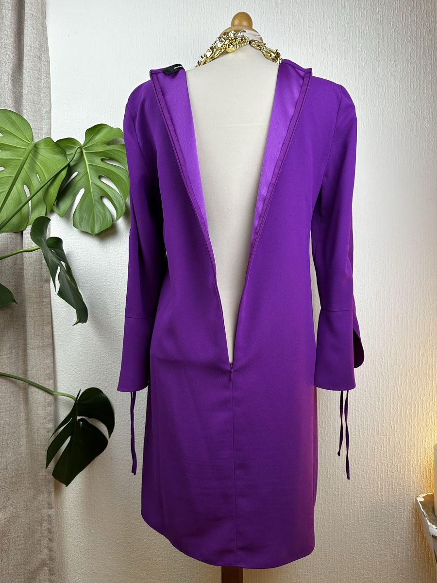 Hallhuber Vestiti: Robe Hallhuber violette taille 40 manches évasées neuve – Nuovo (secondo la descrizione) da Châtelaine venduto da Alexandra.jankowski 6
