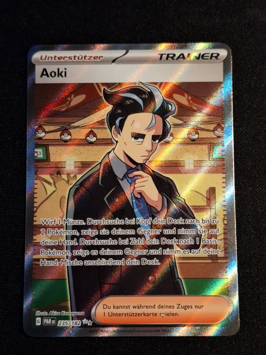 Pokémon Carte collezionabili: Pokemon Aoki PAR 235/182 – Nuovo (secondo la descrizione) da Gammen venduto da Karbax