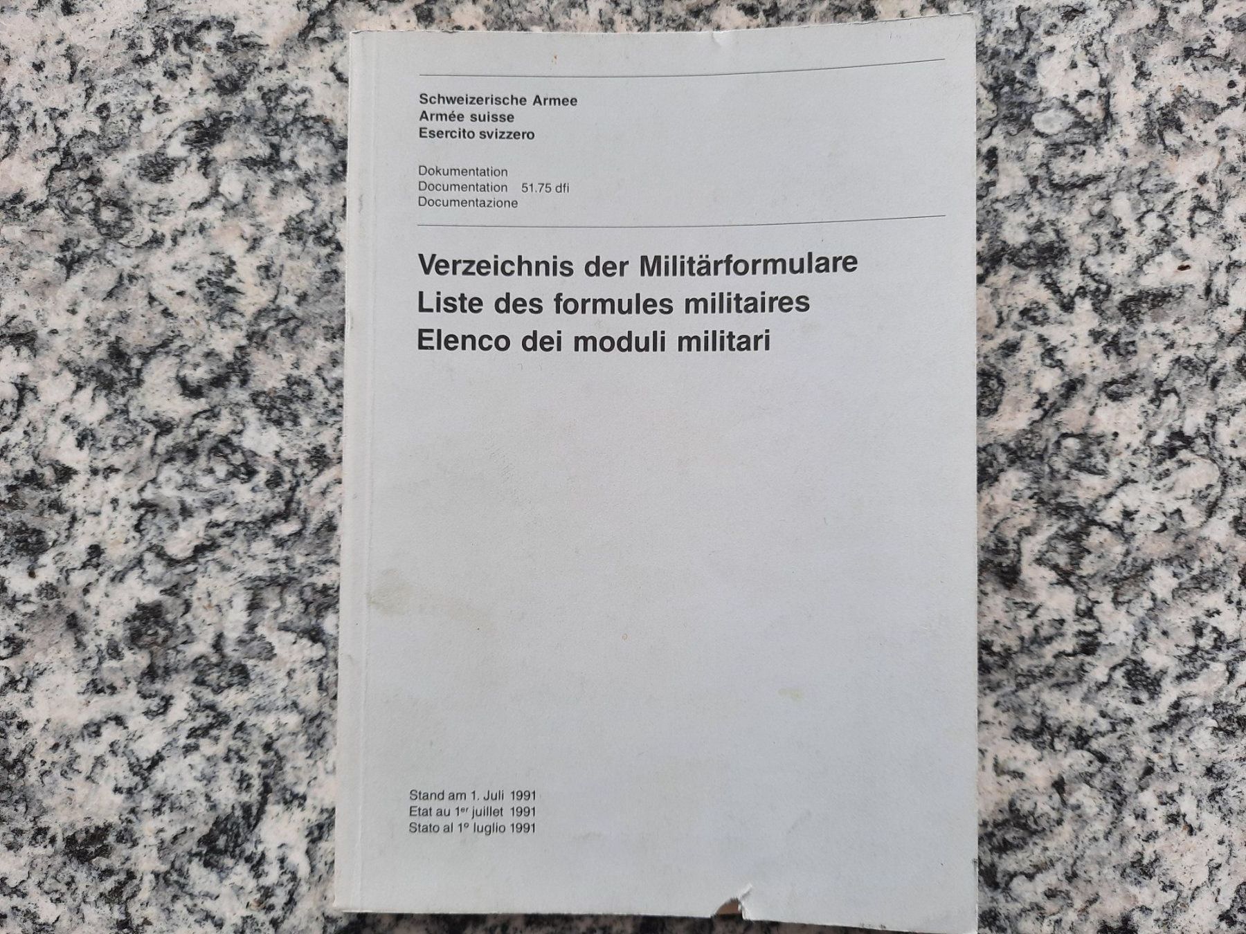Libri: Verzeichnis der Militärformulare – Usato da Ruswil venduto da Sammlergeist
