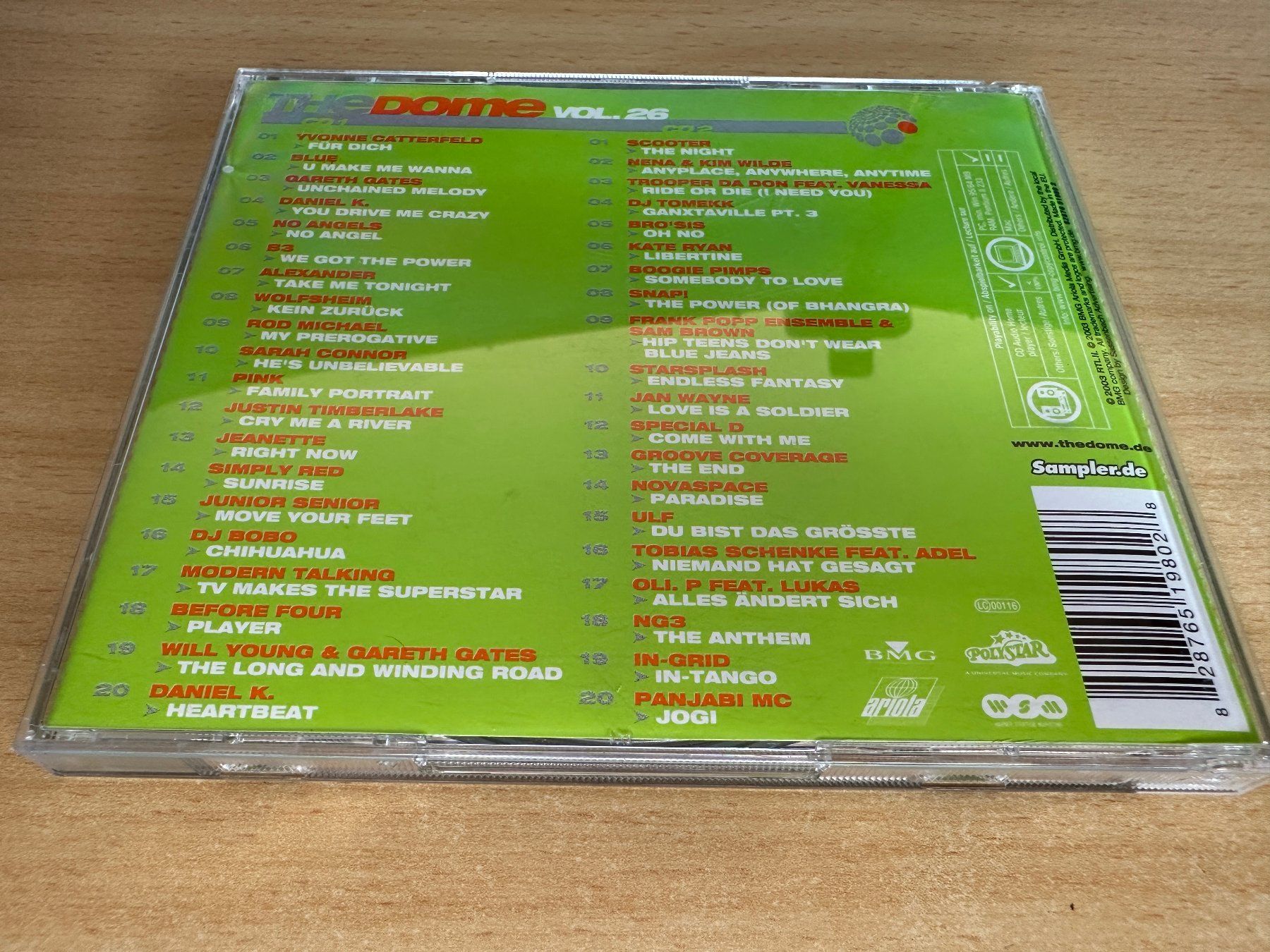 CD: Various – The Dome Vol. 26 - 2 CD – Usato da Rikon im Tösstal venduto da Alpenmutz 1