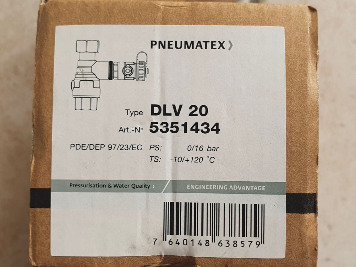 Armaturen: Raccord Pneumatex DLV 20 3/4 – Neu und originalverpackt aus Ursy von etisaf
