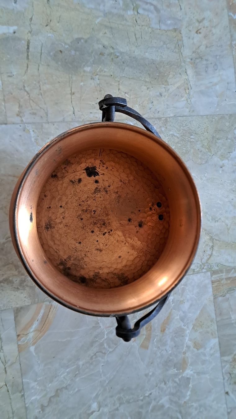 Töpfe: Kupferkessel mit Henkel ca.200mm d – Gebraucht aus Buochs von Shoppingfriend 4