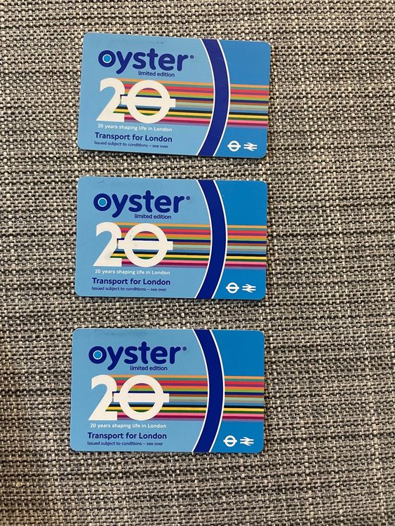 3x Oyster Card London Kaufen auf Ricardo