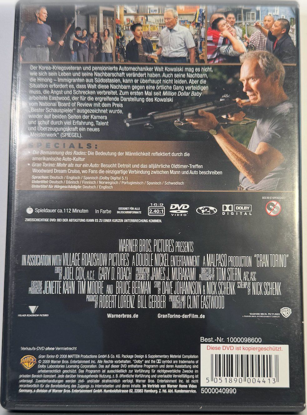 Alle DVDs: DVD GRAN TORINO - CLINT EASTWOOD – Gebraucht aus Wisen von gigisna 2