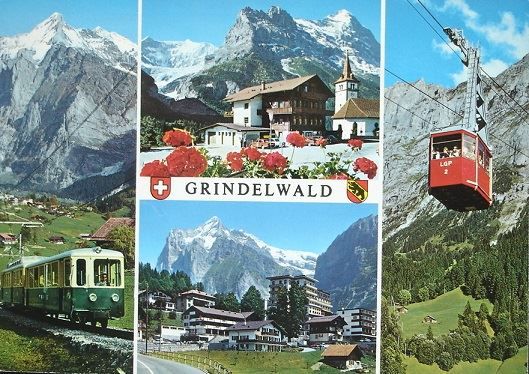 Ansichtskarten: 2x AK GRINDELWALD Bahn Luftseilbahn+ Wintersport Rest. First – Gebraucht aus Jona von philajona