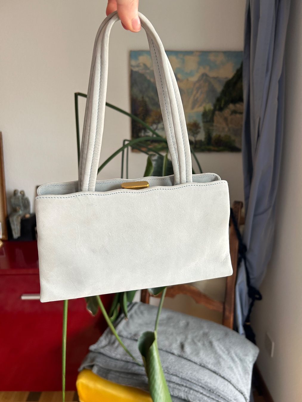 Escada Taschen für Damen: Escada small bag, vintage, baby blue – Gebraucht aus Rüschlikon von Tey_sl