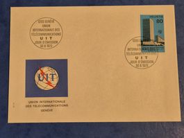 ErsttagsbriefUnion Internationale Télécommunications 30.8.73