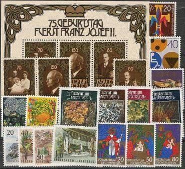 Tutti i francobolli: Jahrgänge 1980-1984 *** – Nuovo e nell'imballaggio originale da Lausanne venduto da Whorvath 1