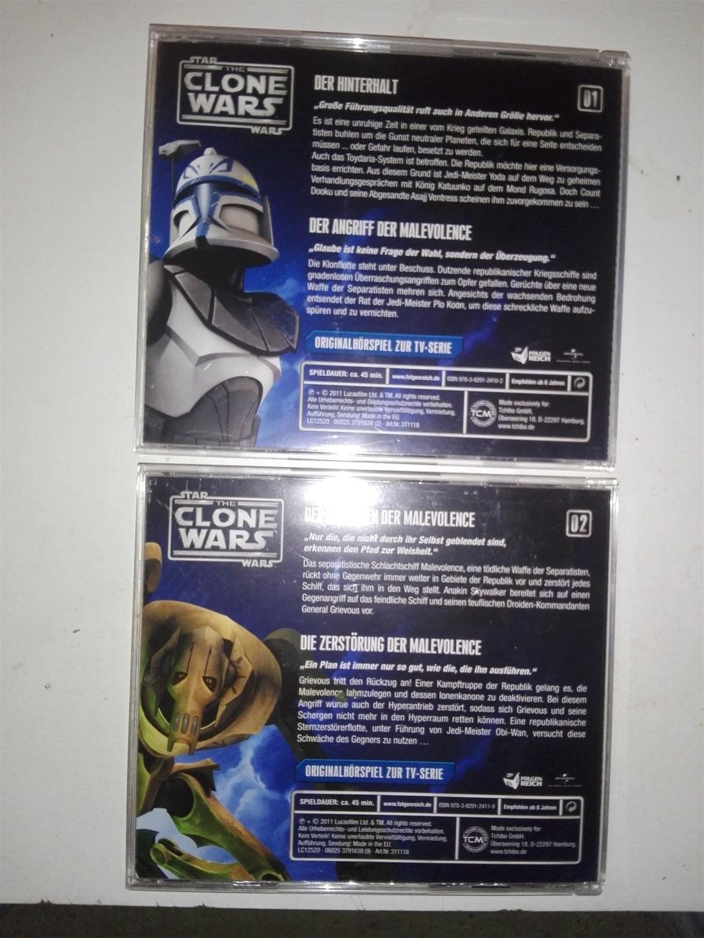 Audiolibri: Star Wars - The Clone Wars  (1 + 2) – Usato da St.Galllen venduto da elkaphone 7