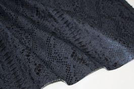 ***AUSVERKAUF*** Stoff Jeansstoff Stretch d.blau glänzend