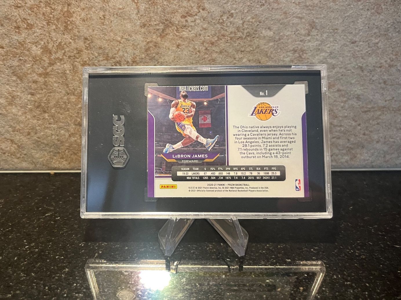 Nba Carte collezionabili: NBA LeBron Kobe Bryant tribute SGC 9.5 – Usato da Moudon venduto da AndreSR89 1