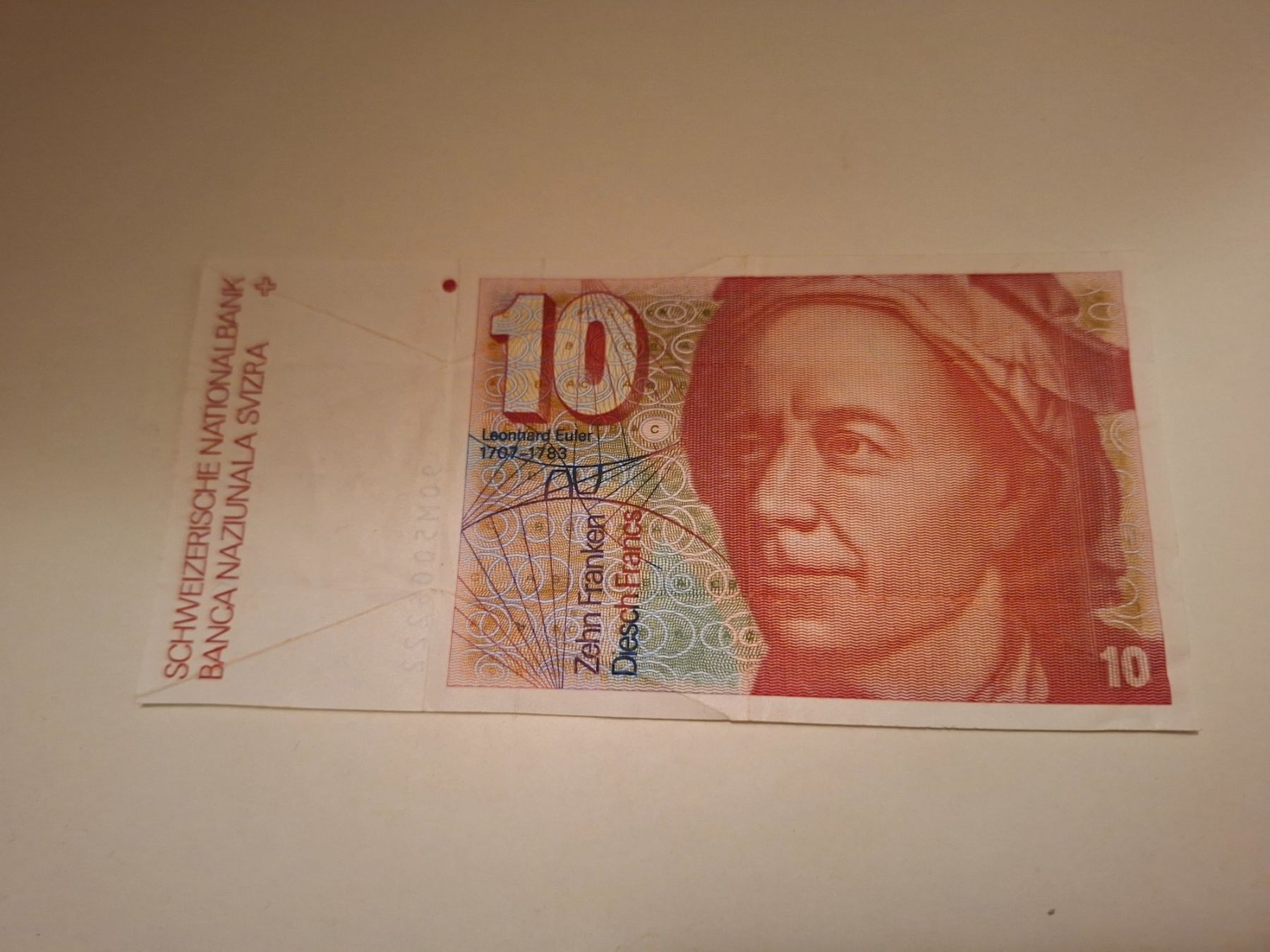 10 CHF Note - Schweizer Banknote - Top Zustand! Sammler! (Gebraucht) in ...