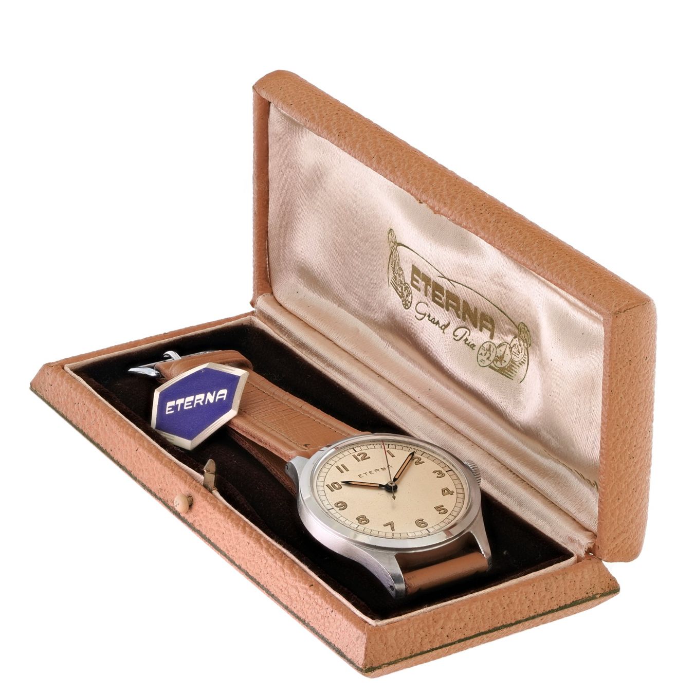 Eterna Orologi: Jumbo ETERNA Ref. 106 DT, Cal. 852, Radium Dial, Box & Tag – Usato da Vésenaz venduto da Grailium 1