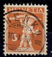 CH - Tellknabe - SBK Nr. 137 - Vollstempel Schenkon LU