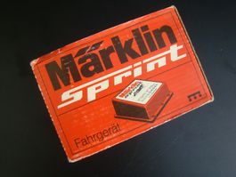 Märklin Sprint Autorennbahn Fahrgerät Nr 6771 ovp neuwertig