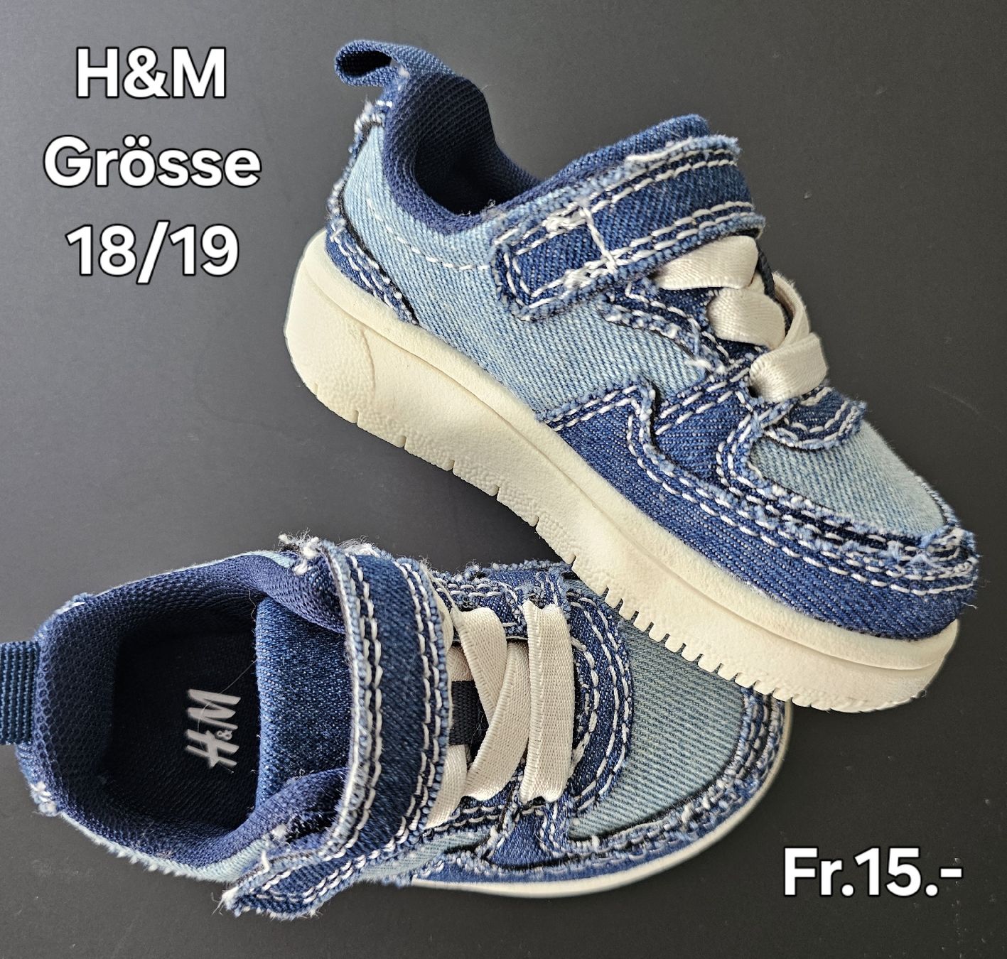 H&M Chaussures garçon: H&M Babysneaker, Kinderschuhe, Sneaker – Neuf (Voir description) à Zürich par sla_8krg