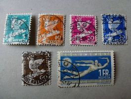 Serie 1932 ++ ZNr.185 - 190 gestempelt