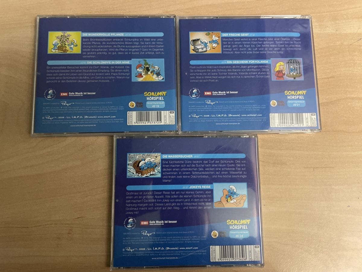 CDs: 3 Die Schlümpfe CDs Hörspiele – D'occasion à Obergerlafingen par cabo4 1