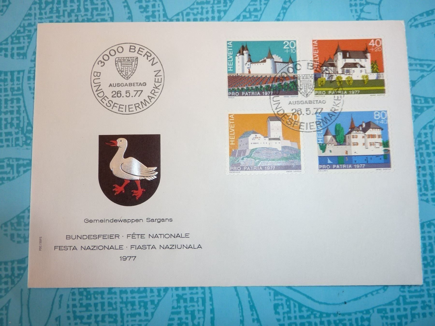 Tutti i francobolli: Briefmarken Pro Patria Ersttagsbrief – Nuovo (secondo la descrizione) da Gelfingen venduto da btrottmann