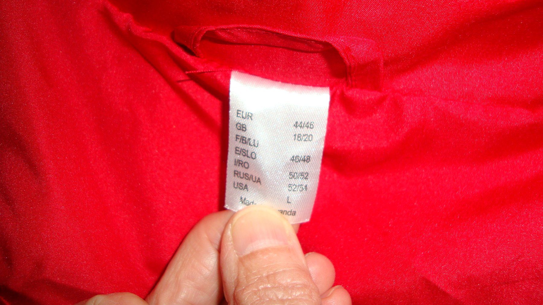 Giacche: rote Regenjacke, 44/46, NEU – Nuovo (secondo la descrizione) da Laufen venduto da ereli 1