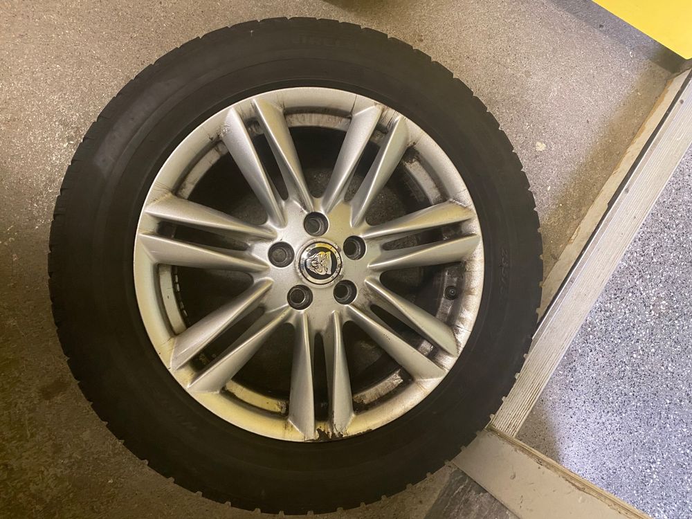 PIRELLI WINTERREIFEN MIT JAGUAR ALUFELGEN 235*55*R17 | Kaufen auf Ricardo