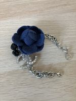 Bracciale con fiore blu